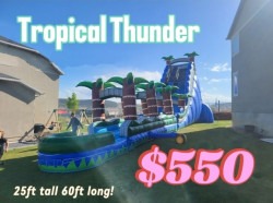 GIANT Tropical Water Slide